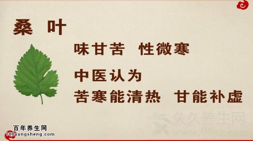 北京卫视养生堂视频20140923:王玉英讲桑叶的功效与作用
