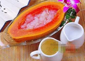 木瓜炖雪蛤的功效与作用