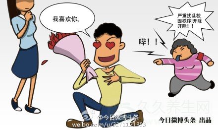 大学生表白被开除