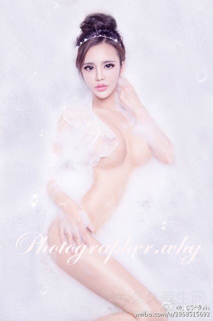 微博混血女神宫冷馨无圣光VIP套图