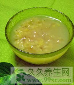 马蹄绿豆粥美肤减肥